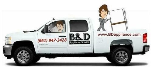 B&D Appliance Service Truck